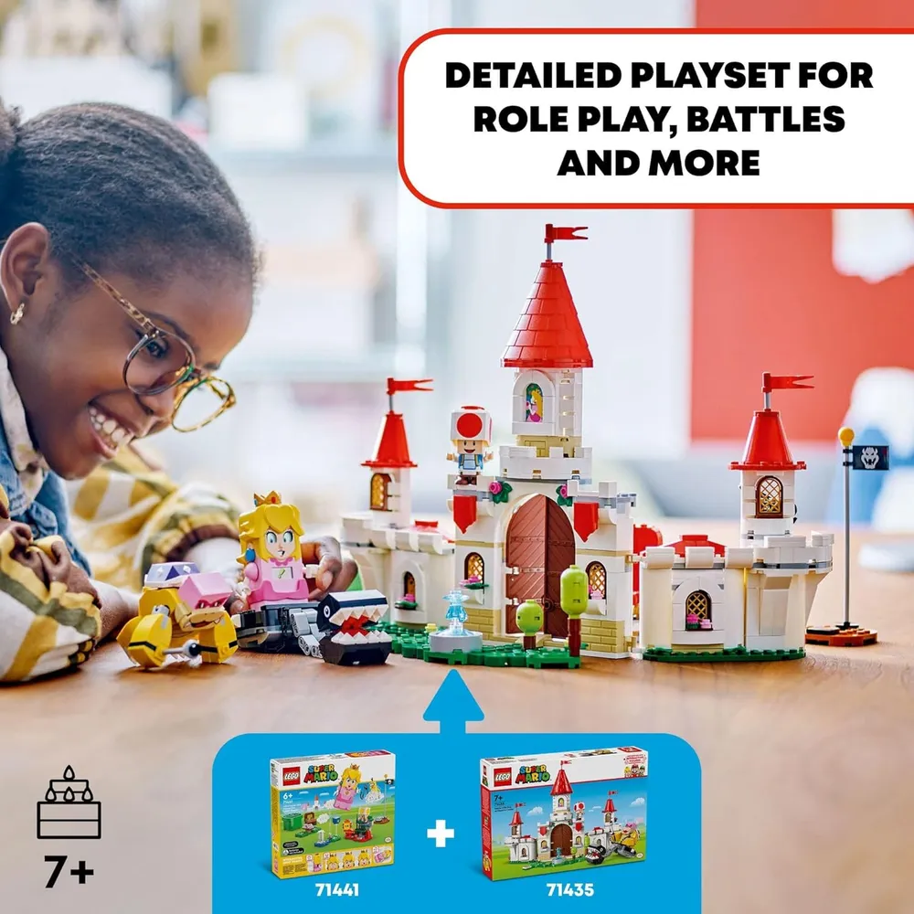LEGO SUPER MARIO BATALLA CON ROY EN EL CASTILLO DE PEACH