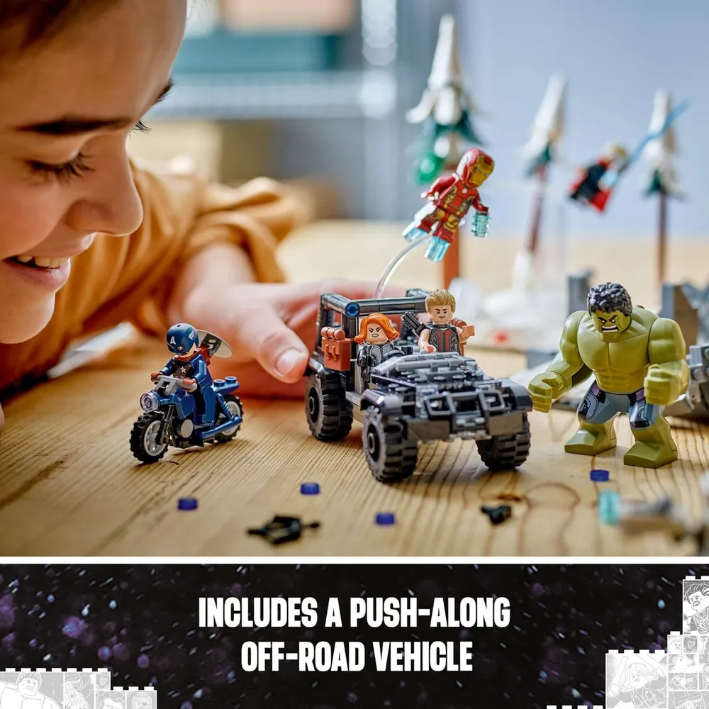 Lego Marvel Los Vengadores La era de Ultrón, set de superhéroes con 6 figuras