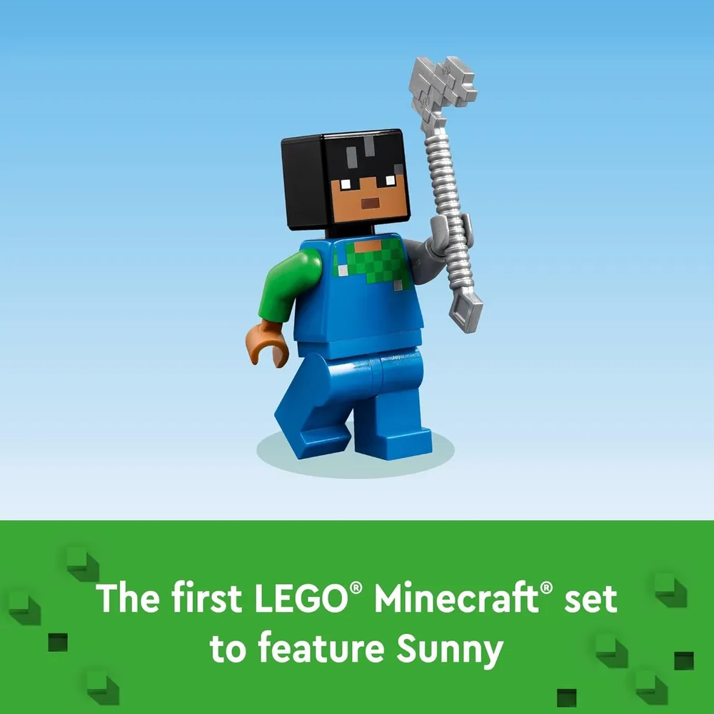 LEGO MINECRAFT JARDÍN DE LOS CEREZOS EN FLOR CON MINIFIGURAS