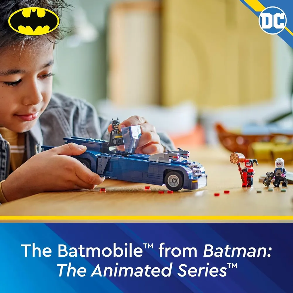 LEGO DC BATMAN BATMÓVIL CONTRA HARLEY QUINN Y MR. FREEZE