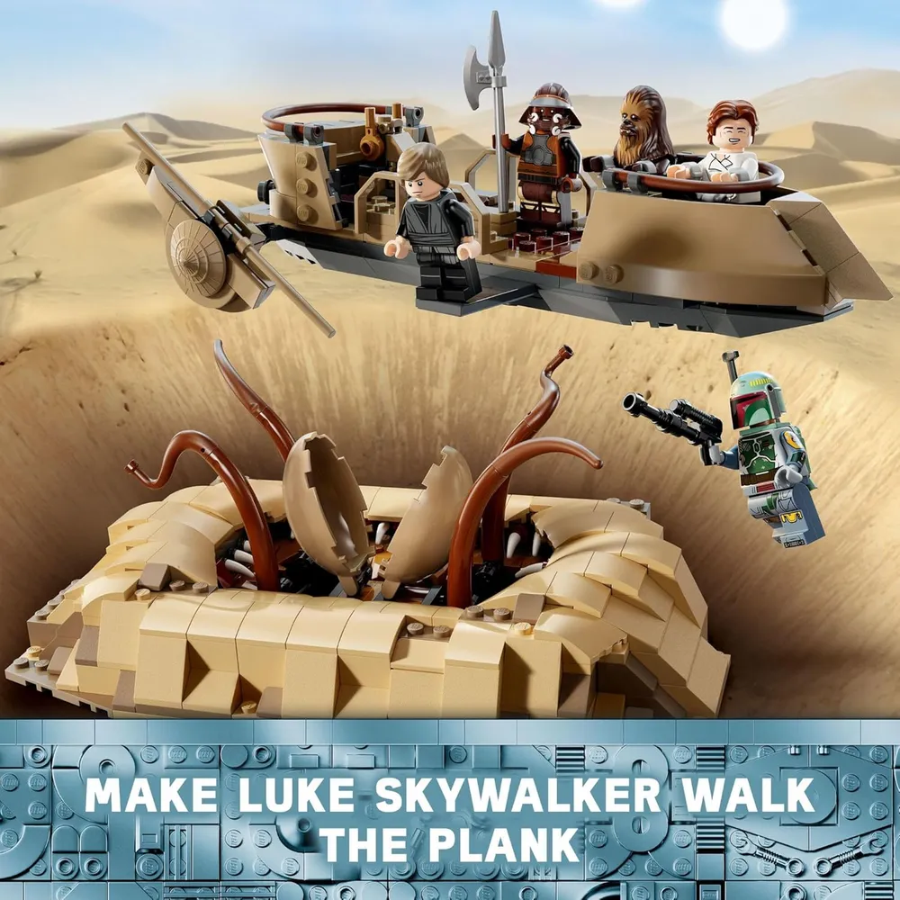 Lego Star Wars El Retorno del Jedi Esquife del Desierto con Pozo de Sarlacc