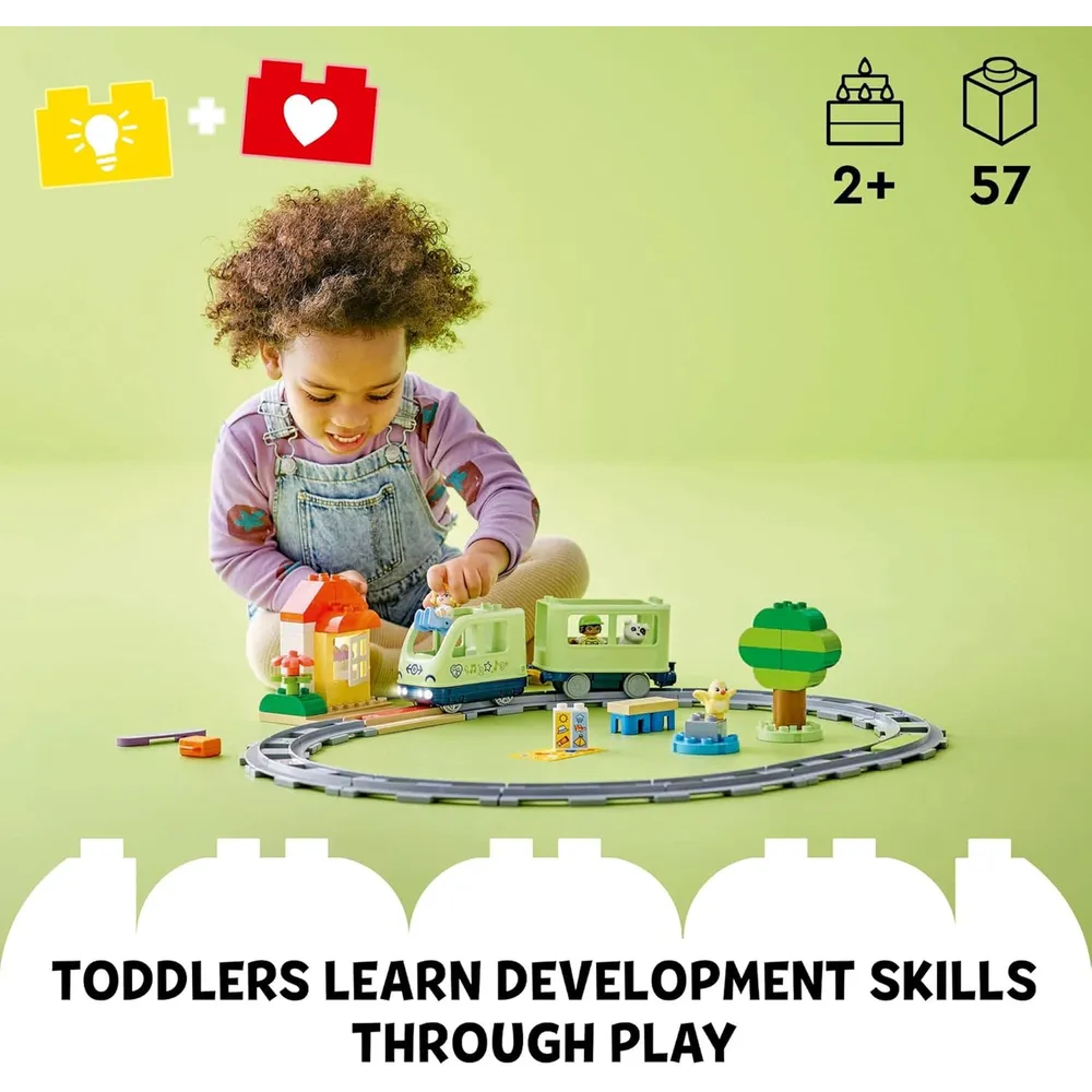 Lego Duplo Town Tren interactivo de aventuras con luces y sonidos, set educativo