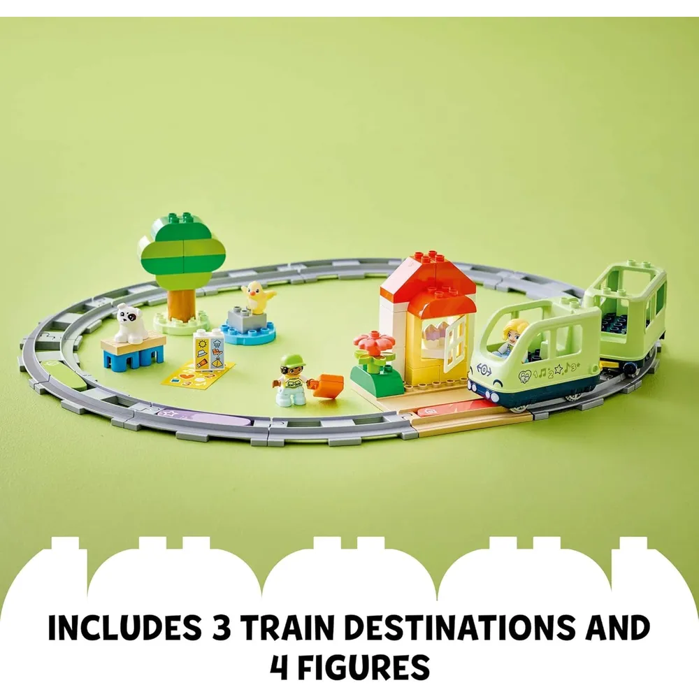 Lego Duplo Town Tren interactivo de aventuras con luces y sonidos, set educativo