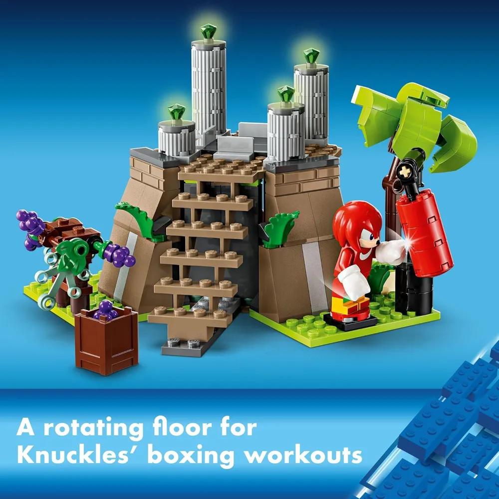LEGO SONIC THE HEDGEHOG KNUCKLES Y EL SANTUARIO DE LA ESMERALDA MAESTRA