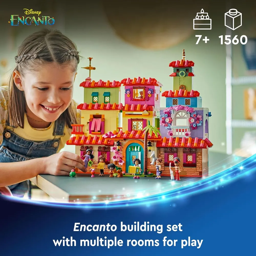 Lego Disney Encanto La Casa Mágica de Madrigal, set de construcción con minifigura