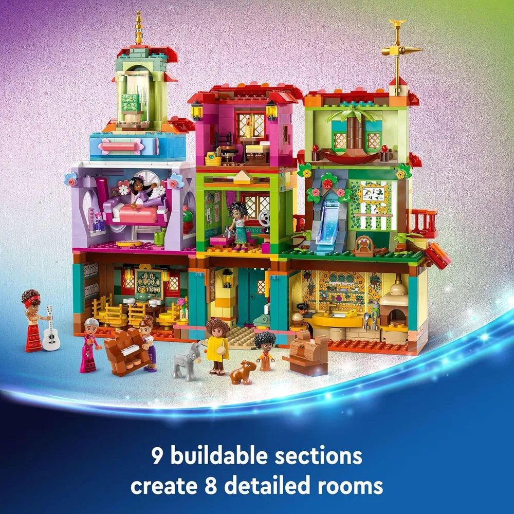 Lego Disney Encanto La Casa Mágica de Madrigal, set de construcción con minifigura