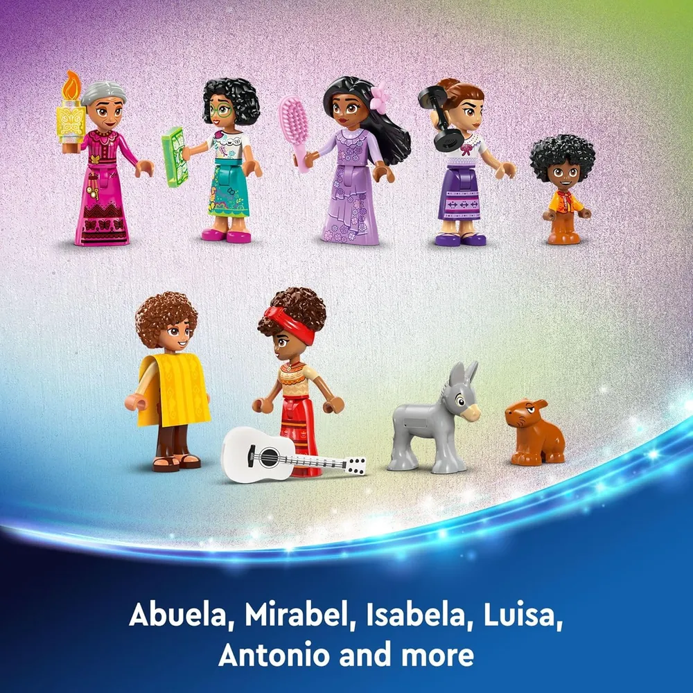 Lego Disney Encanto La Casa Mágica de Madrigal, set de construcción con minifigura