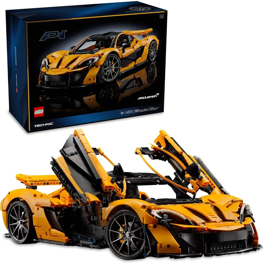 Lego Technic McLaren P1 Hypercar, modelo coleccionable de coche de carreras