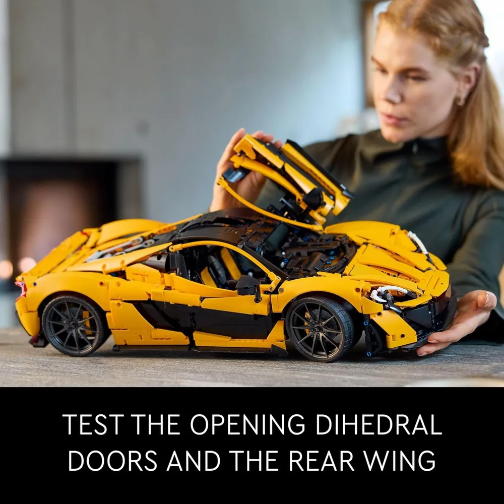 Lego Technic McLaren P1 Hypercar, modelo coleccionable de coche de carreras