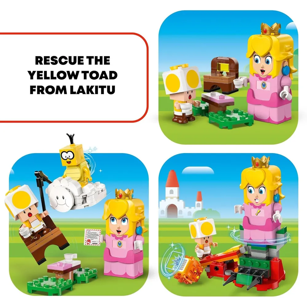 LEGO SUPER MARIO AVENTURAS CON PRINCESA PEACH Y TOAD