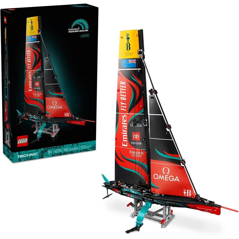 Lego Technic Emirates Team New Zealand AC75, set de construcción para adultos
