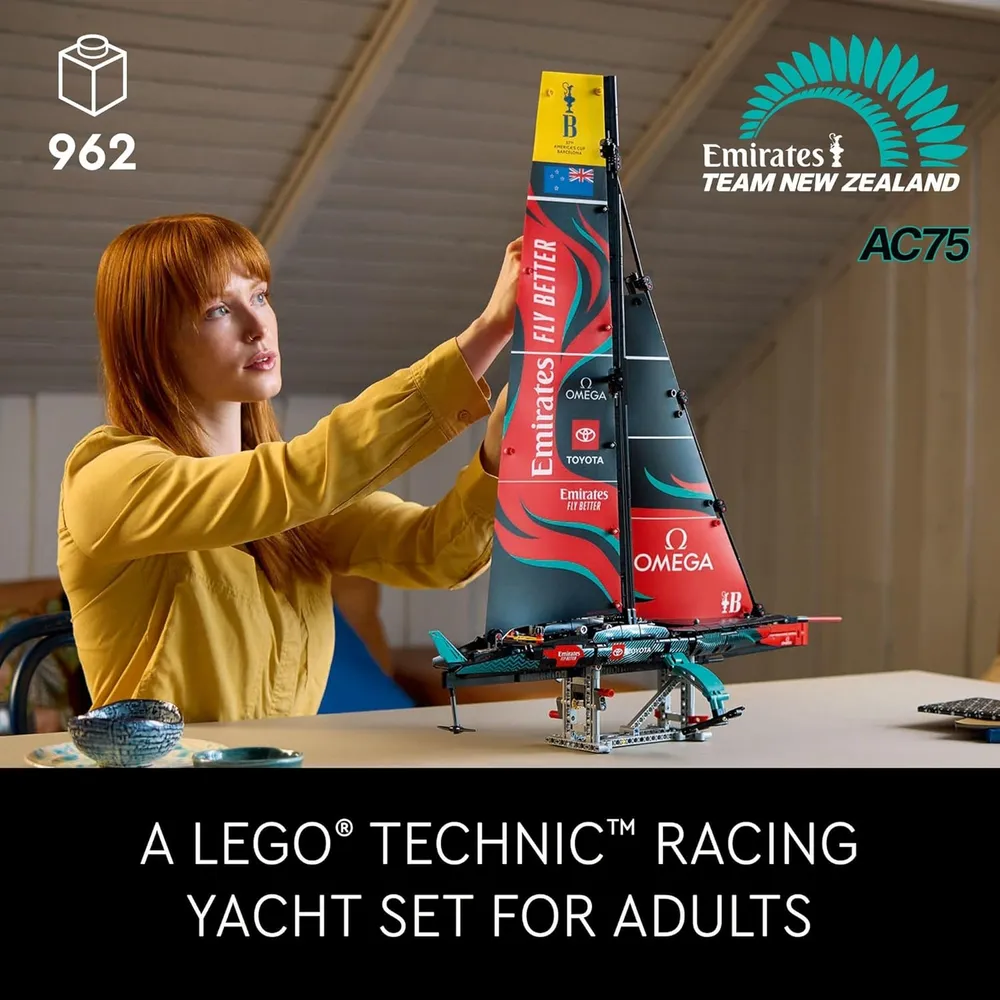 Lego Technic Emirates Team New Zealand AC75, set de construcción para adultos