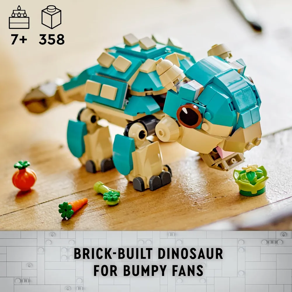 LEGO JURASSIC WORLD BABY BUMPY DINOSAURIO ANQUILOSAURIO