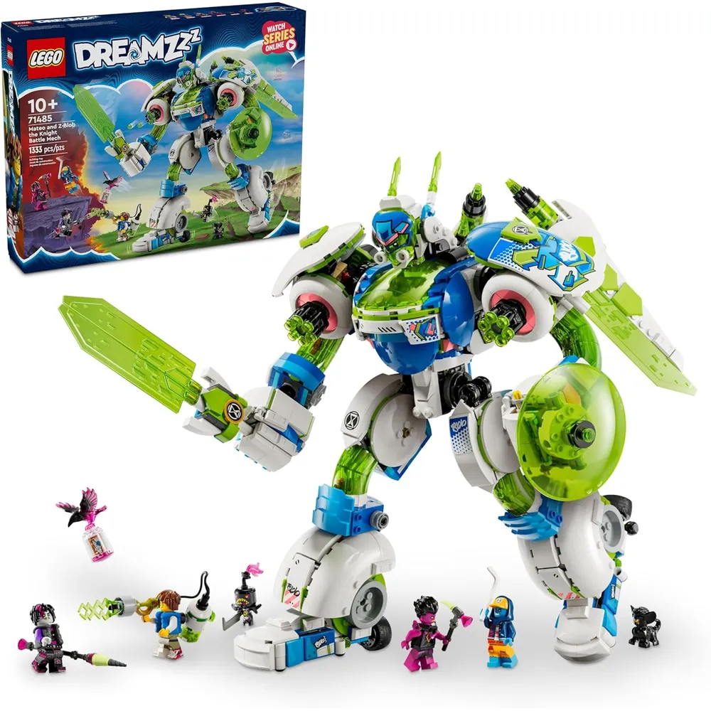 Lego Dreamzzz Mateo y Z-Blob, nave espacial y robot con 3 opciones de construcción