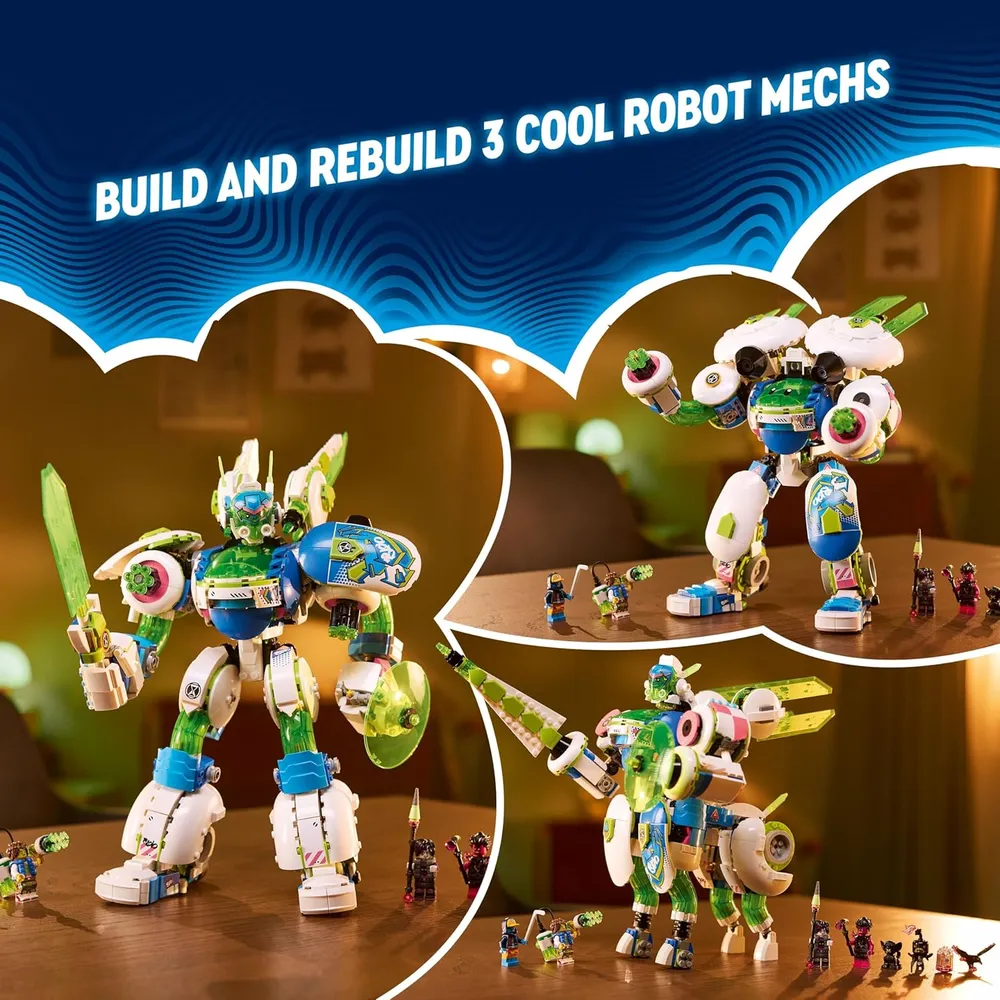 Lego Dreamzzz Mateo y Z-Blob, nave espacial y robot con 3 opciones de construcción