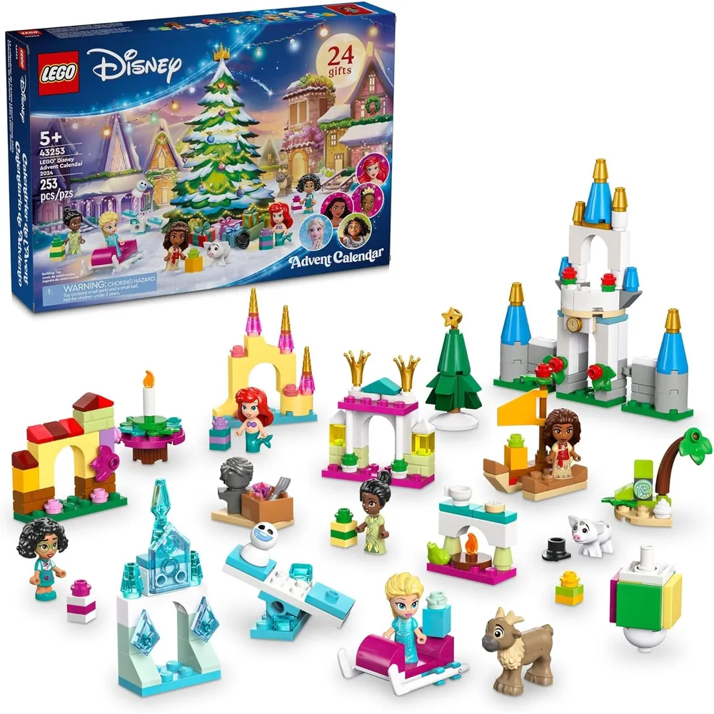 LEGO DISNEY CALENDARIO DE ADVIENTO 2024 CON 8 MINIFIGURAS