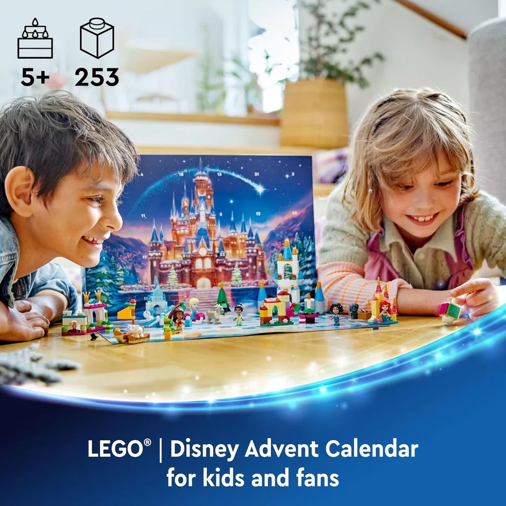 LEGO DISNEY CALENDARIO DE ADVIENTO 2024 CON 8 MINIFIGURAS