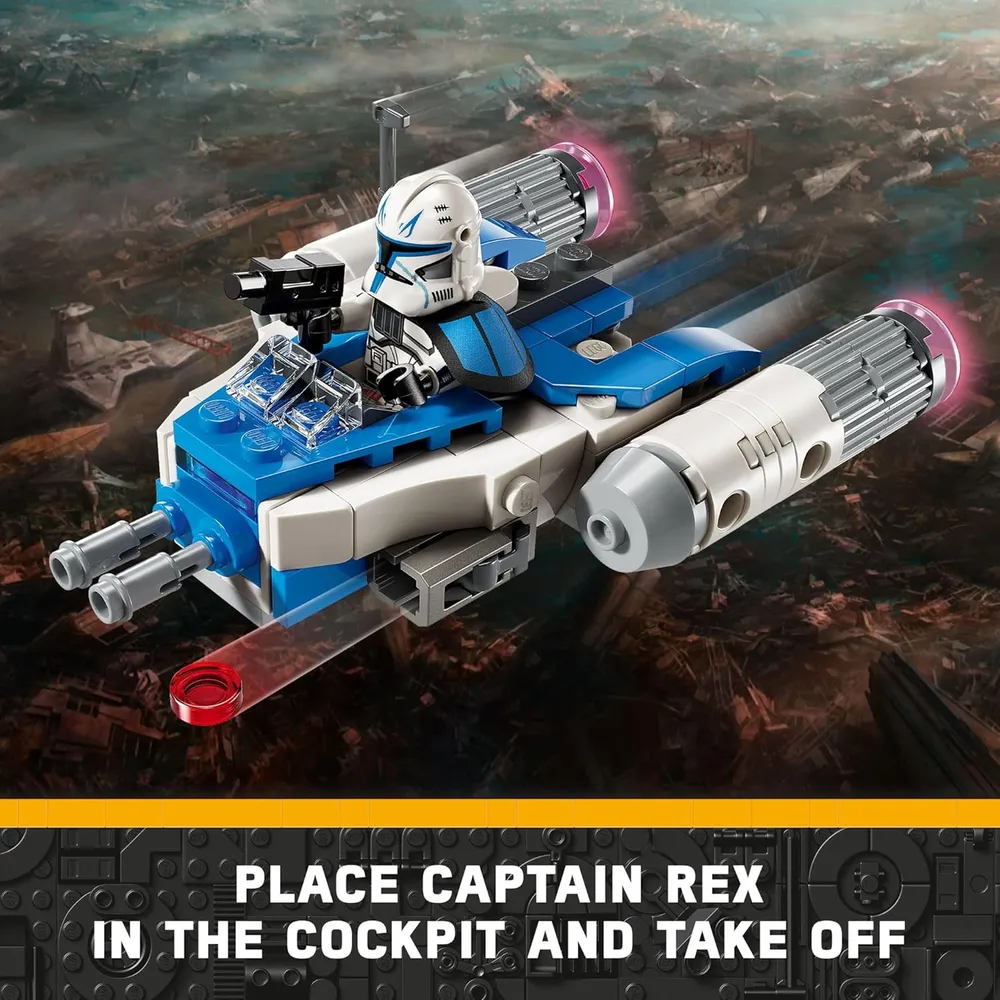 LEGO STAR WARS MICROCAZA Y-WING DEL CAPITÁN REX