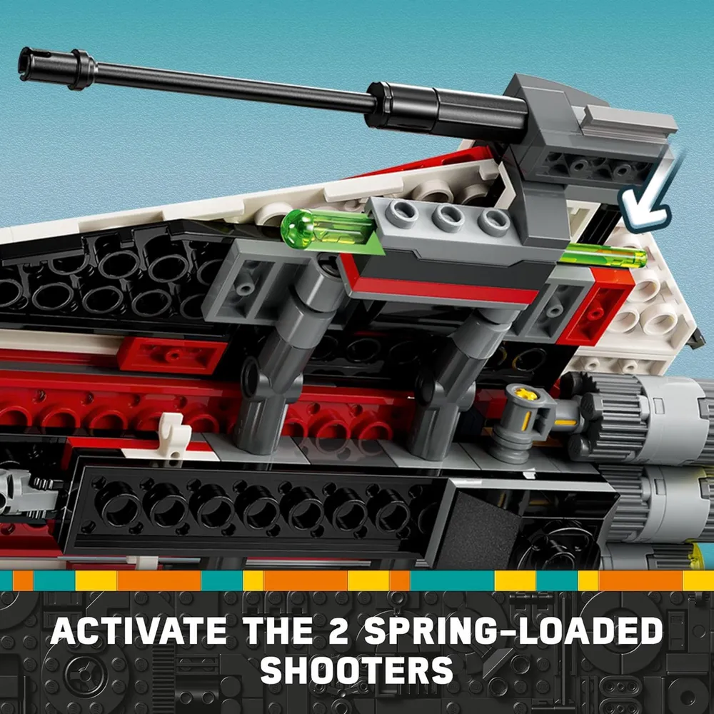 Lego Star Wars Jedi Bob's Starfighter con minifigura de Jedi Bob