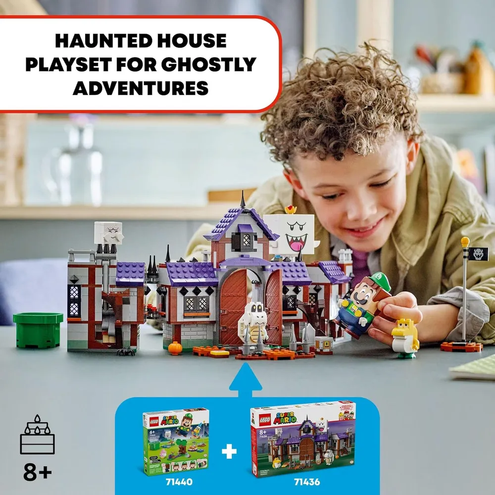 Lego Super Mario Mansión Encantada del Rey Boo con 4 figuras