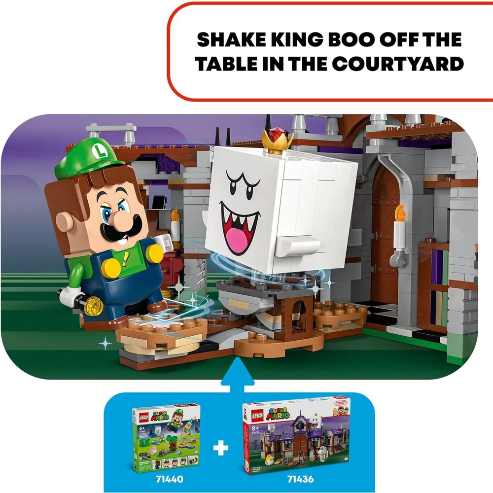 Lego Super Mario Mansión Encantada del Rey Boo con 4 figuras