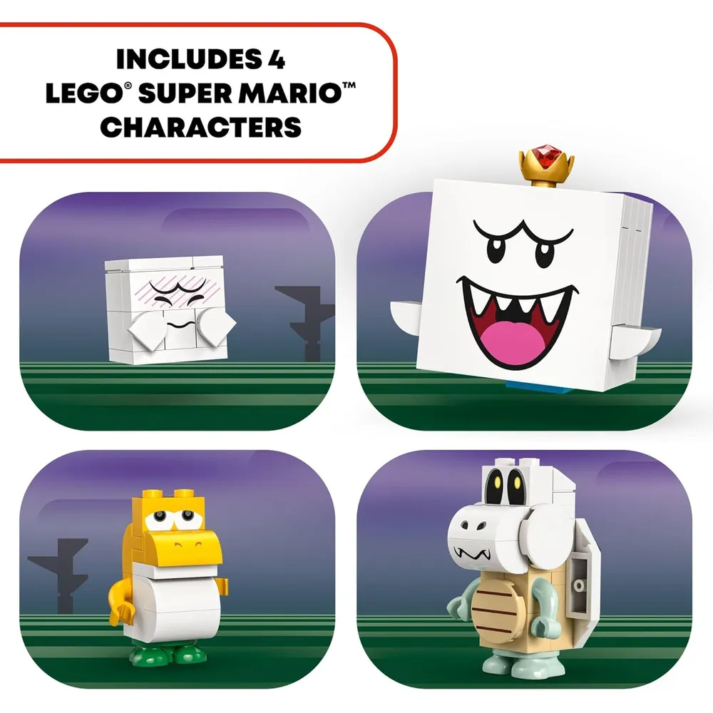 Lego Super Mario Mansión Encantada del Rey Boo con 4 figuras
