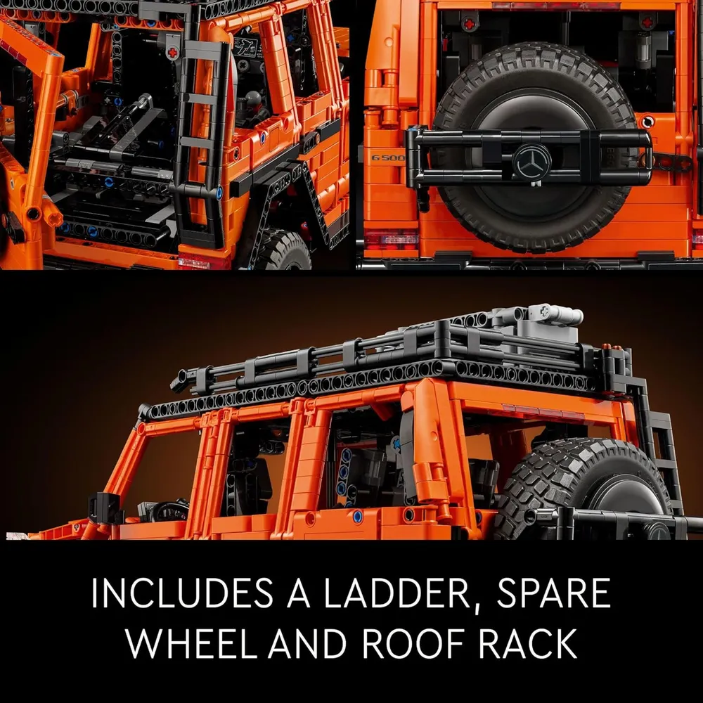 Lego Technic Mercedes-Benz G 500 Profesional con detalles realistas