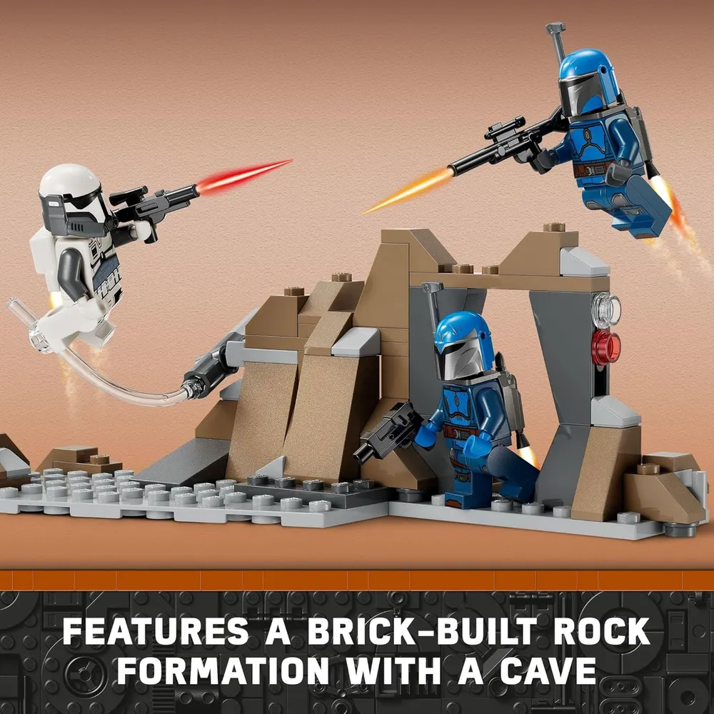 LEGO STAR WARS EMBOSCADA EN MANDALORE CON 4 MINIFIGURAS