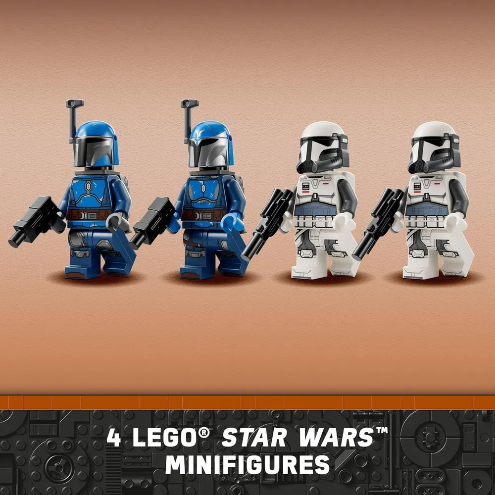 LEGO STAR WARS EMBOSCADA EN MANDALORE CON 4 MINIFIGURAS