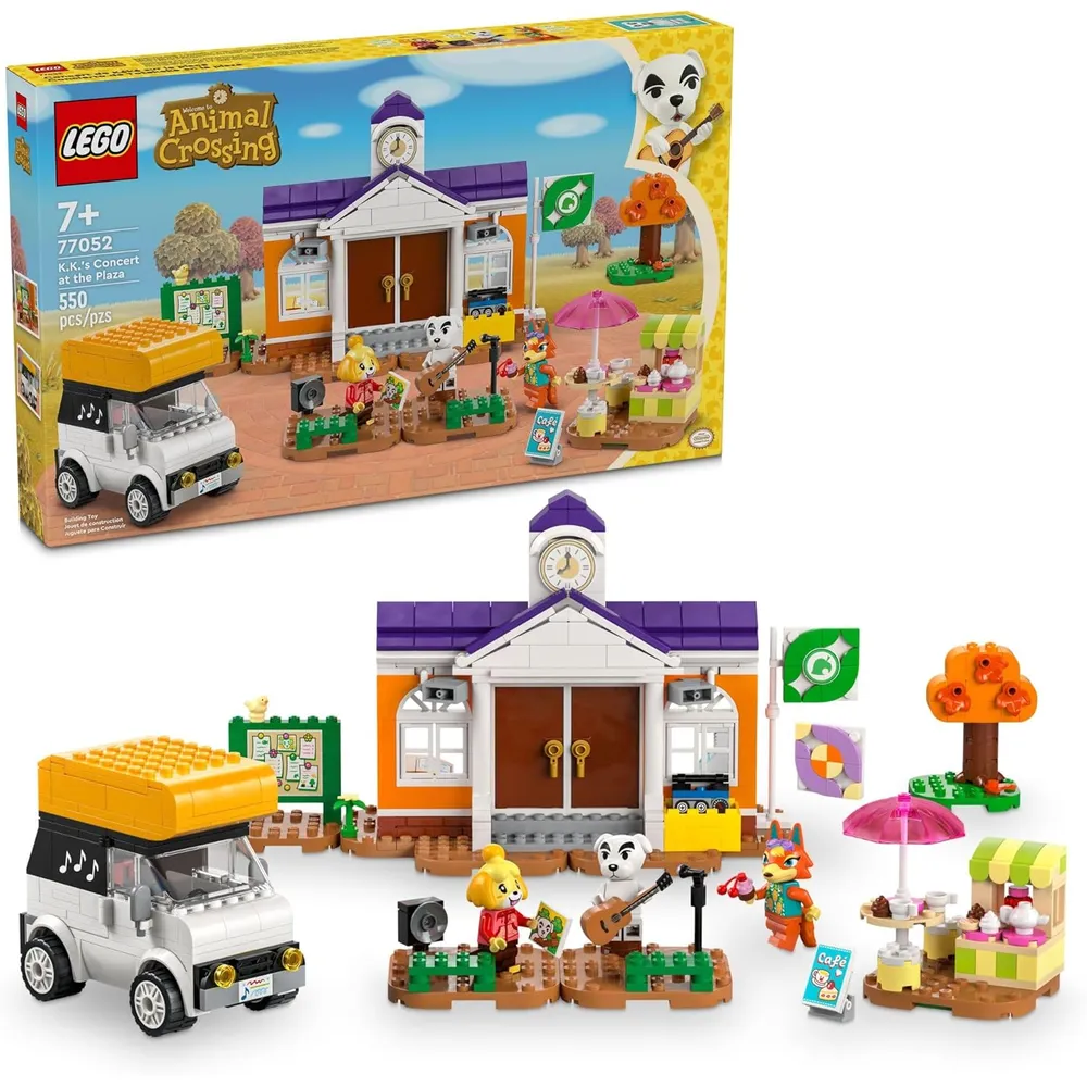 Lego Animal Crossing Concierto de K.K., figuras y set de juego