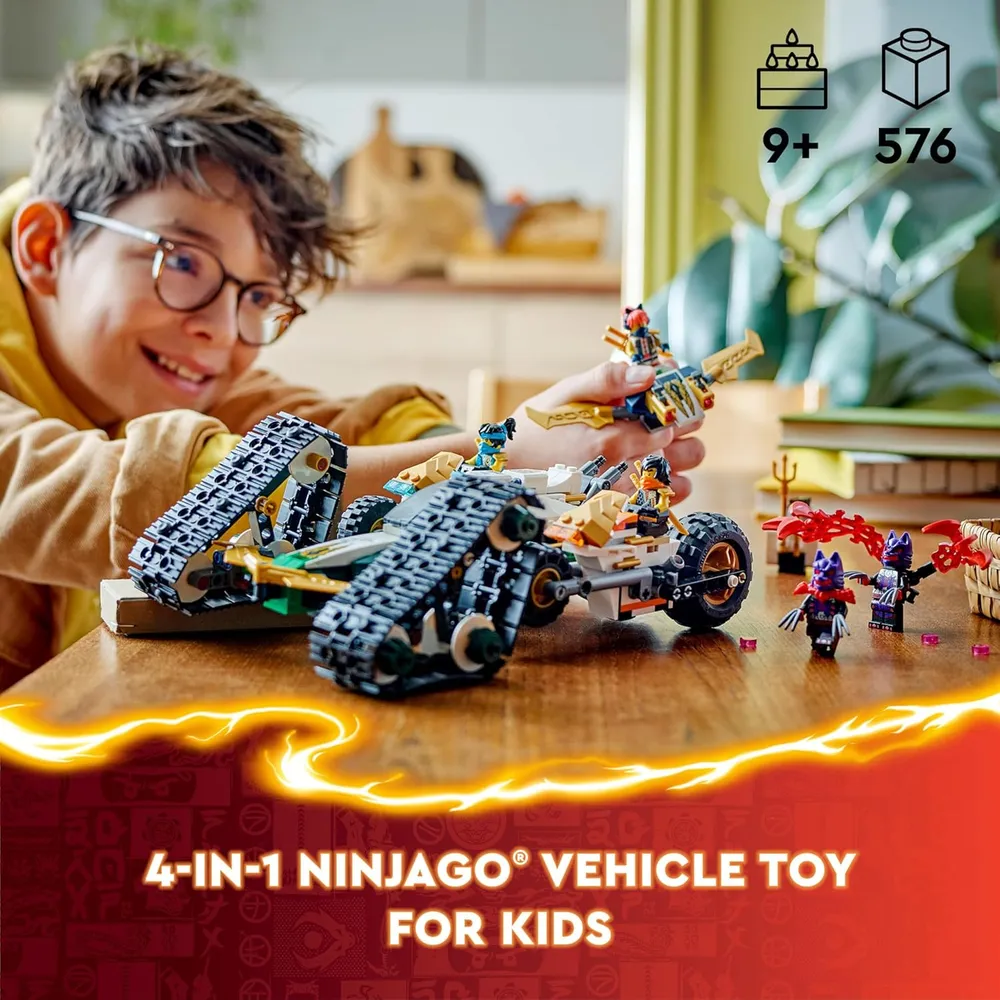 b0cv2g1vtr_1_webp.webp Lego Ninjago Juego ninja 4 en 1, incluye planeador y 6 figuras