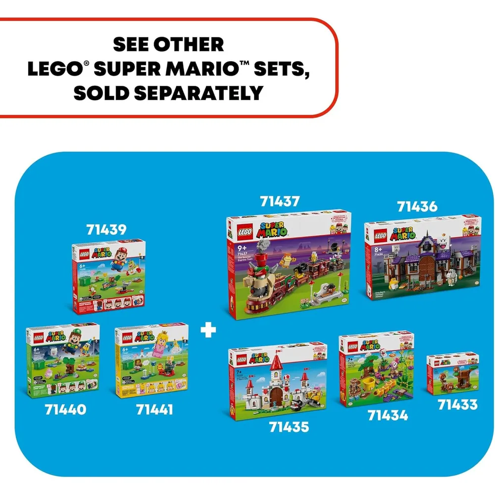 LEGO SUPER MARIO ADVENTURES CON MARIO Y COCHE PAYASO DE BOWSER JR.