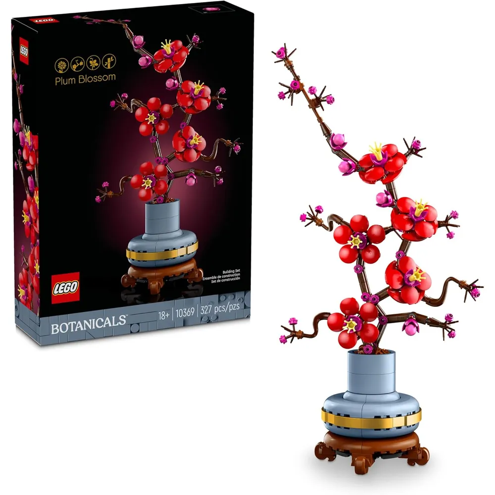 LEGO BOTANICALS FLORES DE CIRUELO SET DE CONSTRUCCIÓN