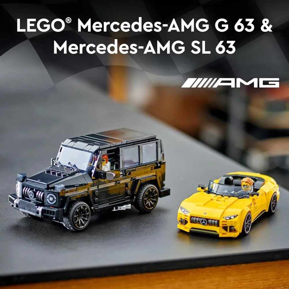 LEGO SPEED CHAMPIONS MERCEDES-AMG G 63 Y SL 63 F1
