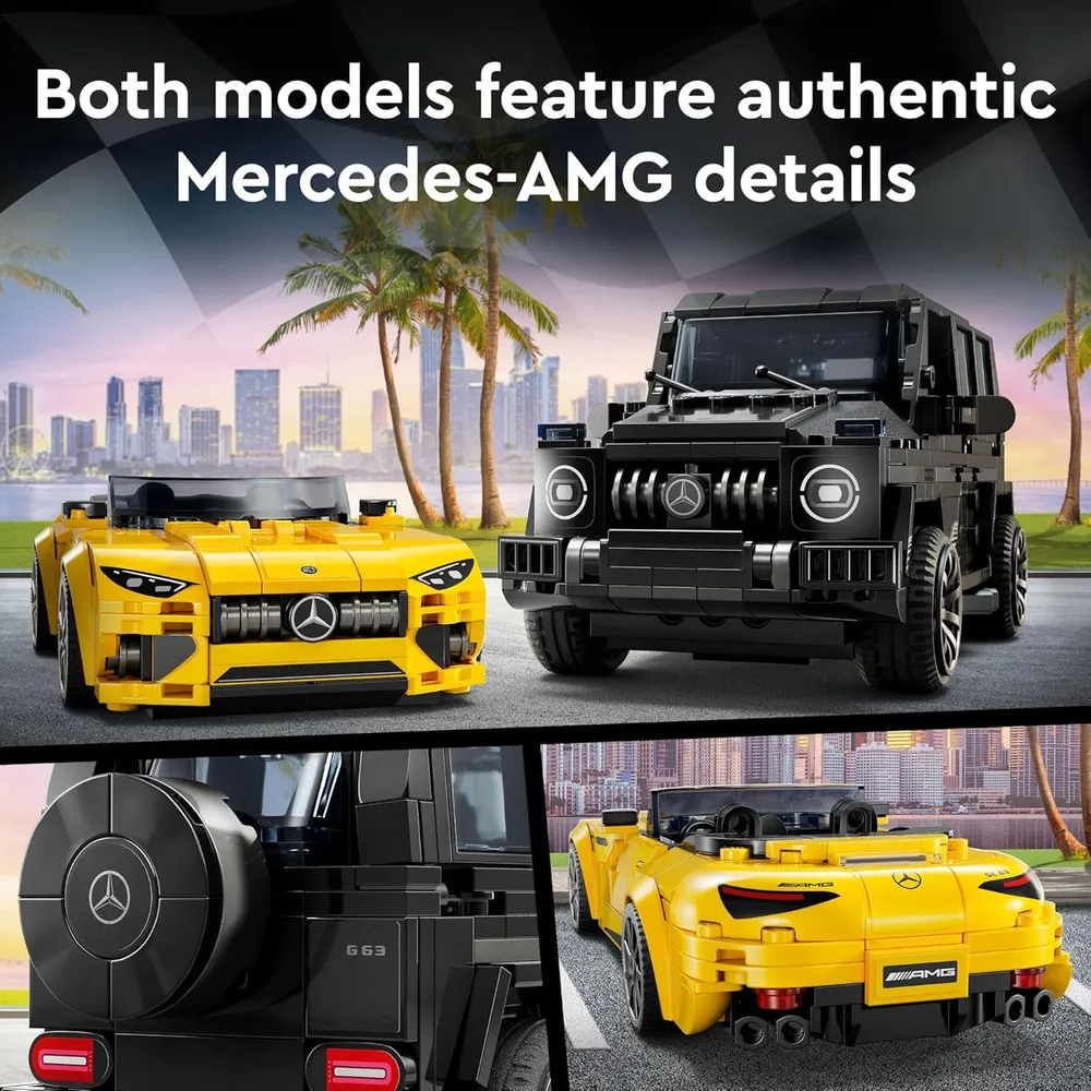 LEGO SPEED CHAMPIONS MERCEDES-AMG G 63 Y SL 63 F1