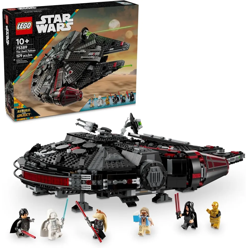 LEGO STAR WARS HALCÓN OSCURO NAVE COLECCIONABLE CON 6 FIGURAS
