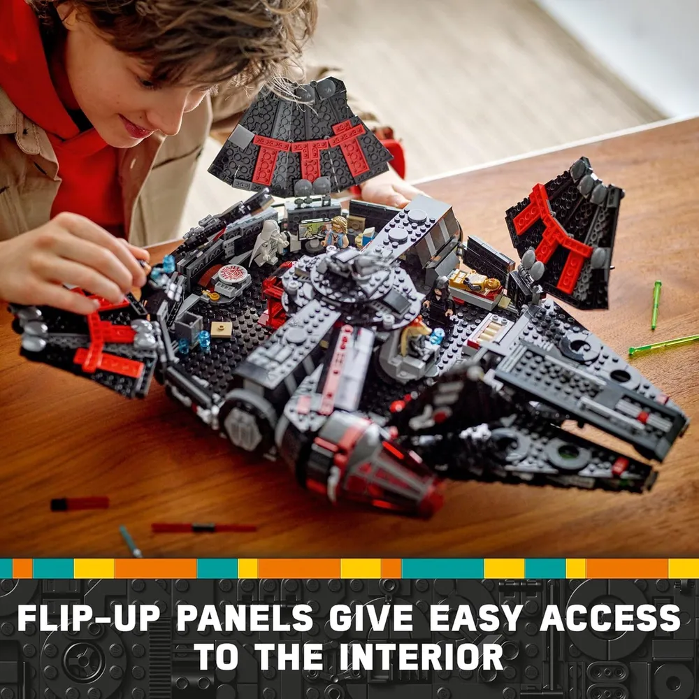 LEGO STAR WARS HALCÓN OSCURO NAVE COLECCIONABLE CON 6 FIGURAS