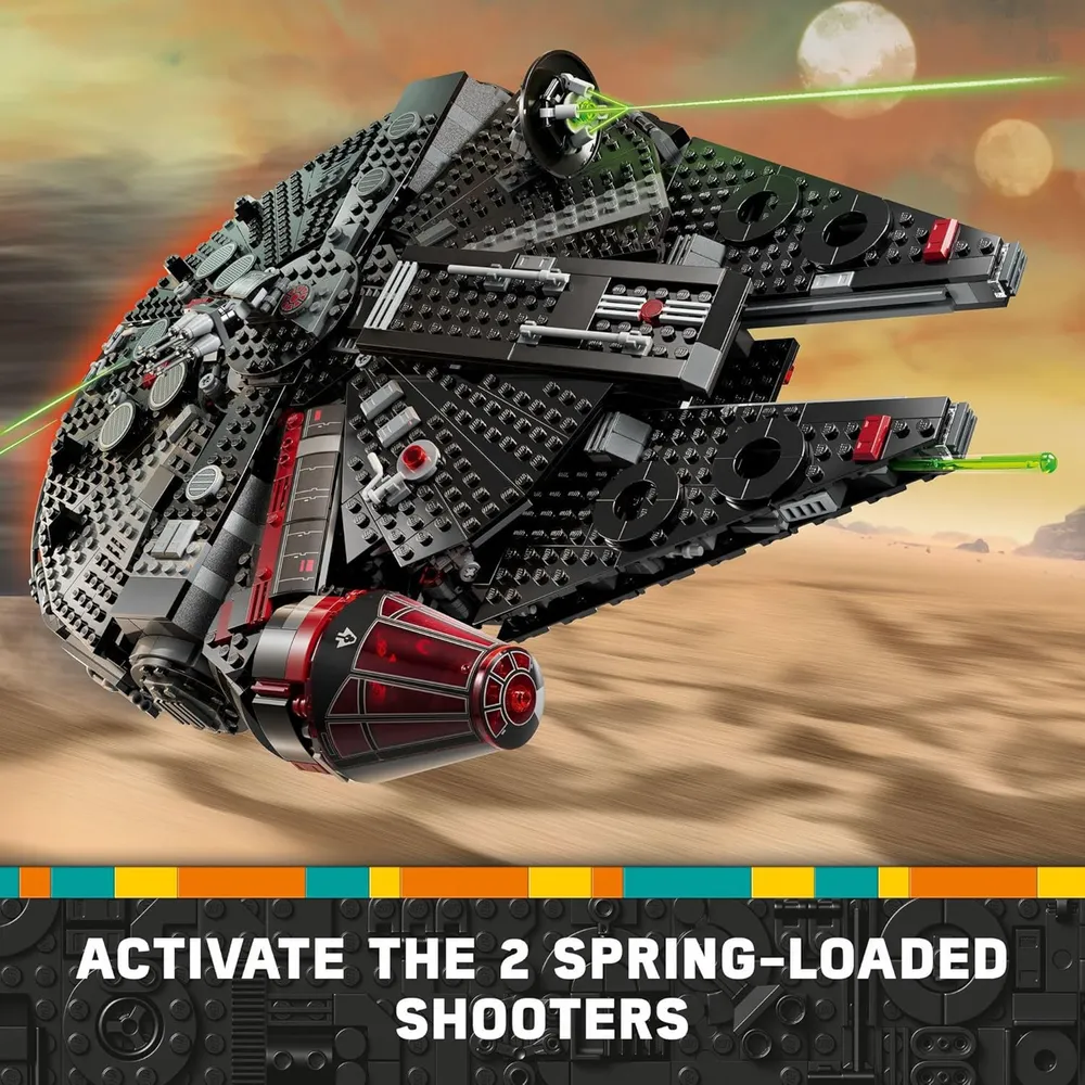 LEGO STAR WARS HALCÓN OSCURO NAVE COLECCIONABLE CON 6 FIGURAS