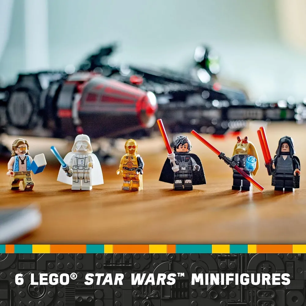 LEGO STAR WARS HALCÓN OSCURO NAVE COLECCIONABLE CON 6 FIGURAS