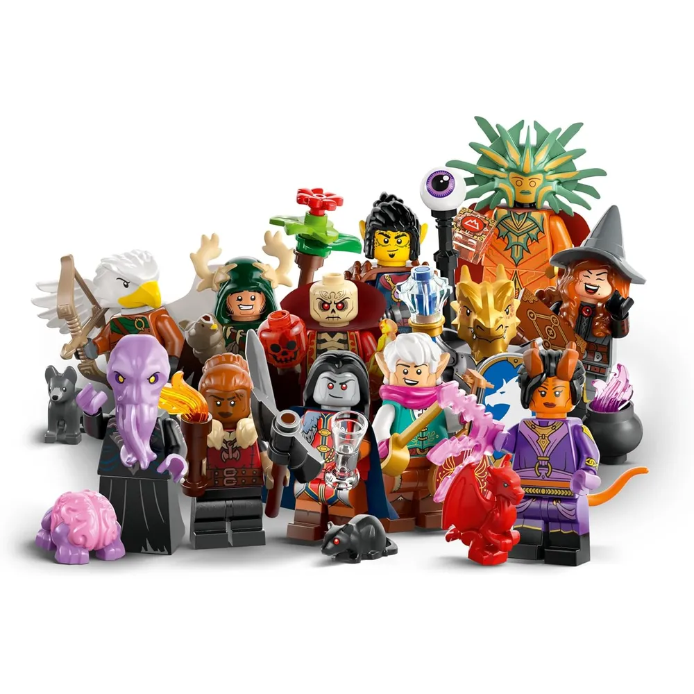 Pack de 6 minifiguras Lego Calabozos y Dragones, figuras coleccionables