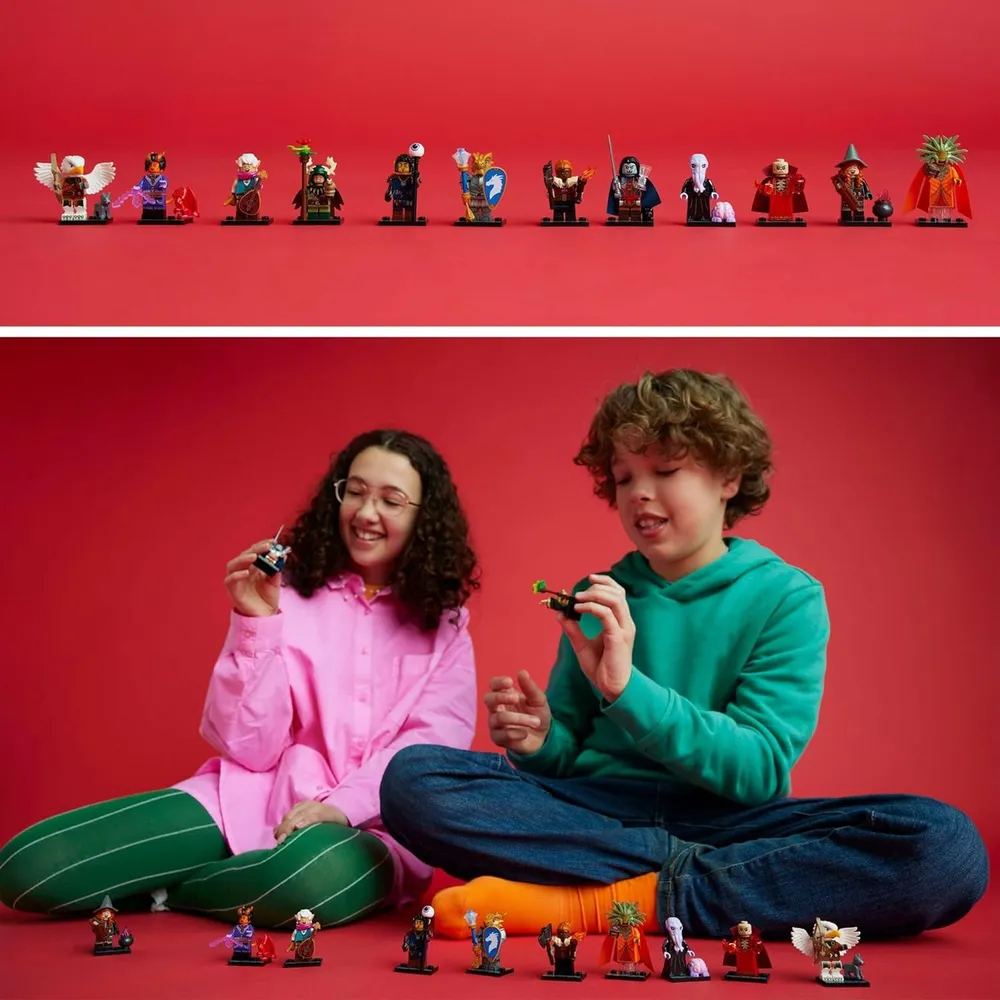 Pack de 6 minifiguras Lego Calabozos y Dragones, figuras coleccionables