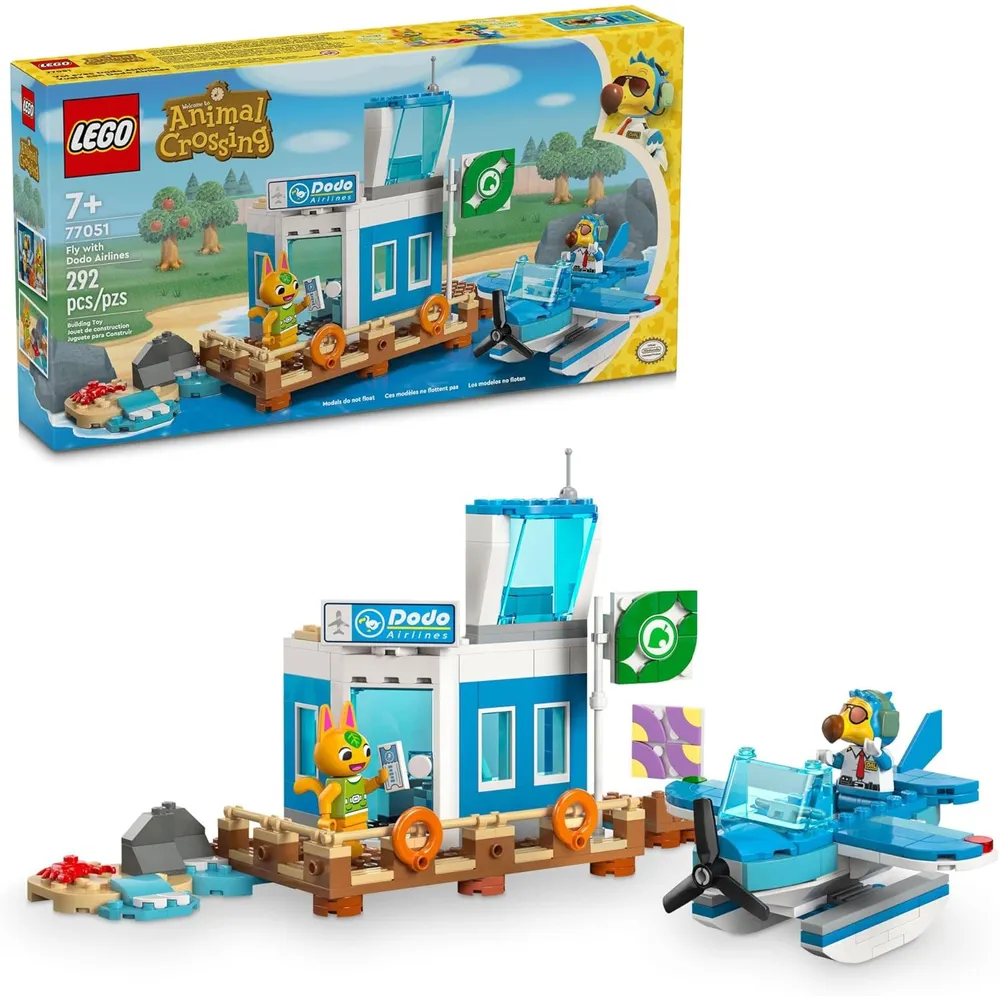 LEGO ANIMAL CROSSING VUELA CON DODO AIRLINES
