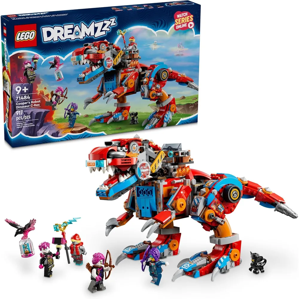 Lego Dreamzzz Cooper's Robot Dinosaur C-Rex, juguete de construcción