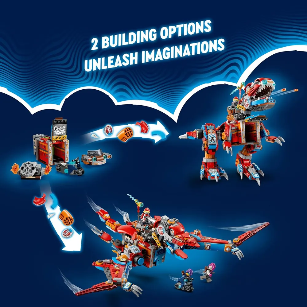 Lego Dreamzzz Cooper's Robot Dinosaur C-Rex, juguete de construcción