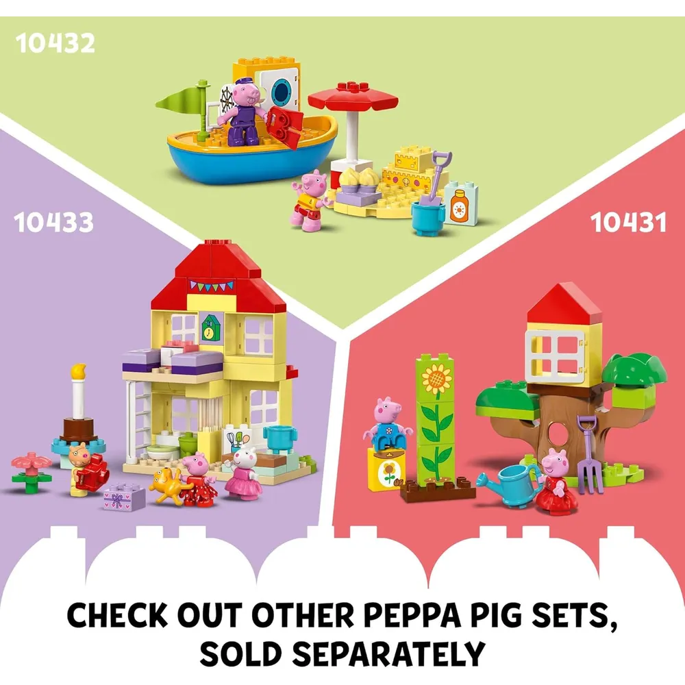 Lego Duplo Peppa Pig Supermercado de juguete, set de construcción preescolar