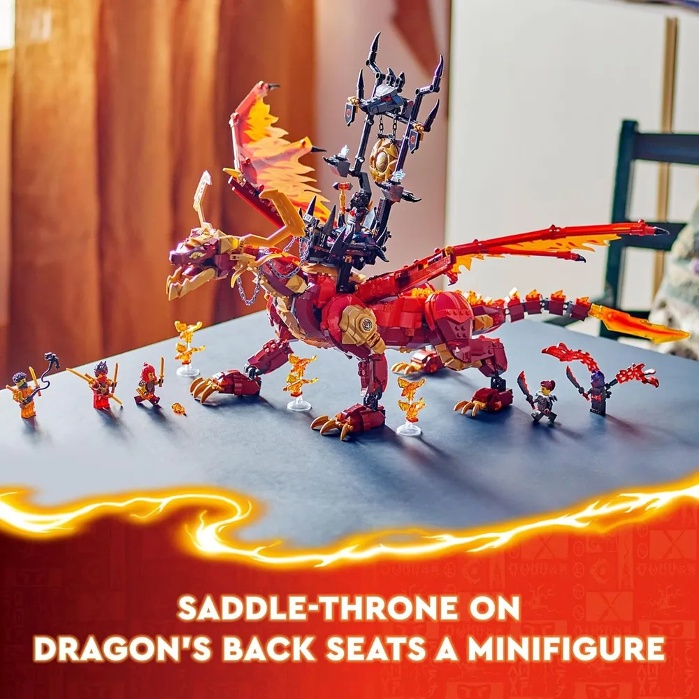 Lego Ninjago Source Dragon of Motion, juego ninja con 6 minifiguras