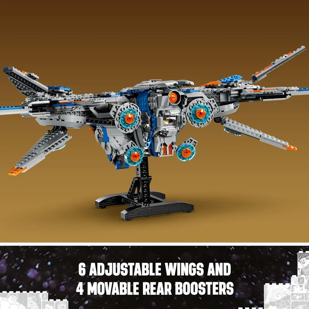 Lego Marvel Guardianes de la Galaxia Nave Milano con 4 minifiguras