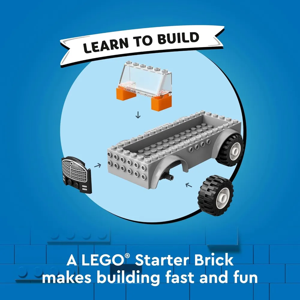 Camión grúa y taller de reparación de coches deportivos Lego City