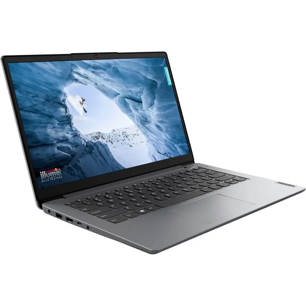 LAPTOP IDEAPAD 1 14" INTEL CELERON N4020 4GB RAM 128GB EMMC WINDOWS 11 LENOVO | GRIS - TECLADO INGLÉS