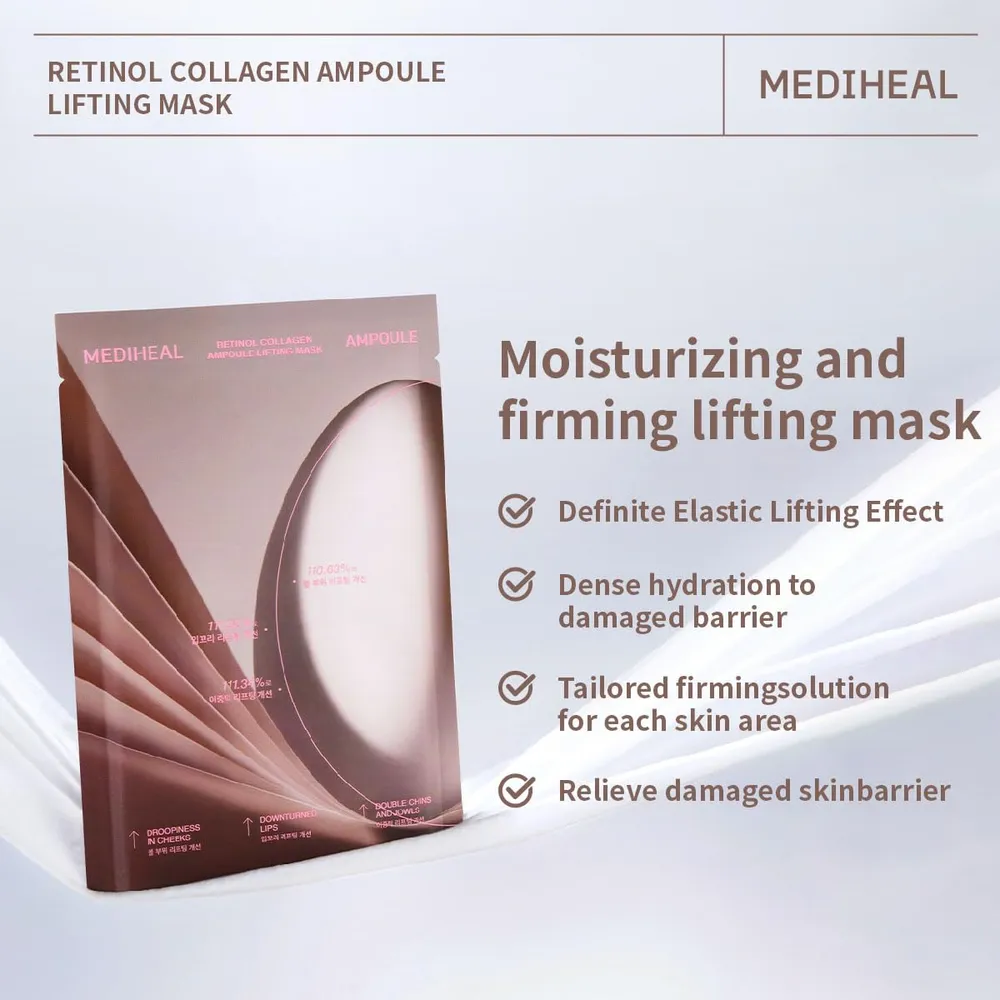 Mediheal Mascarilla Reafirmante con Colágeno y Retinol 10 uds